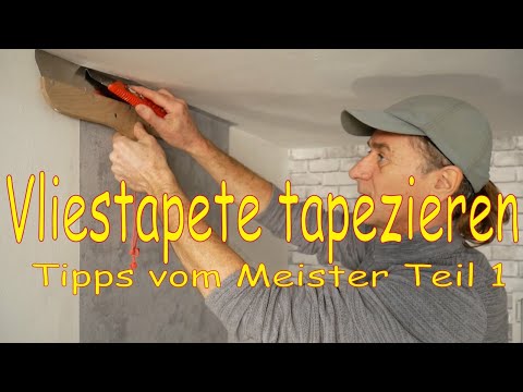 Vliestapete tapezieren