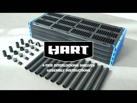 HART 4 Tier Shelf Interlocking Assembly
