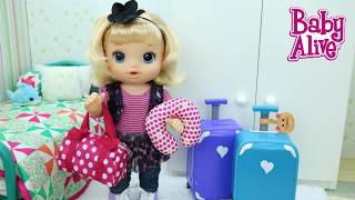 OLIVIA ARRUMANDO AS MALAS PRA VIAJAR DE AVIÃO
