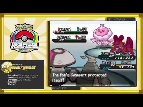 VGC' 13 World Championships LCQ - Gabby S. (JTK) vs Bjorn V. (Eiganjo) Game 3