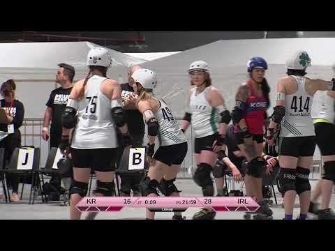 Roller Derby World Cup 2018 Korea vs. Ireland