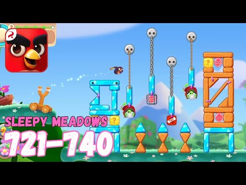 Angry Birds Journey: Levels 721-740 (Sleepy Meadows) Gameplay - Part 37