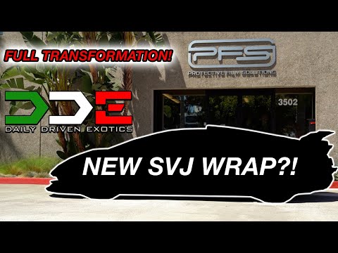 WRAPPING DAILY DRIVEN EXOTICS' LAMBORGHINI AVENTADOR SVJ!!