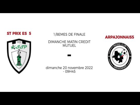 Cdm: ES SAINT PRIX - ARPAJONNAIS : 3-2 ( 20/11/2022 )
