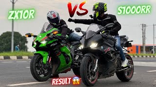 Download lagu Kawasaki ZX10R vs BMW S1000RR Drag Race 🔥 | Highway Battle 🥵 | mp3