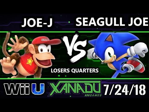 S@X 260 Smash 4 - Joe-J (Diddy Kong) Vs. Seagull Joe (Sonic) - Wii U Losers Quarters