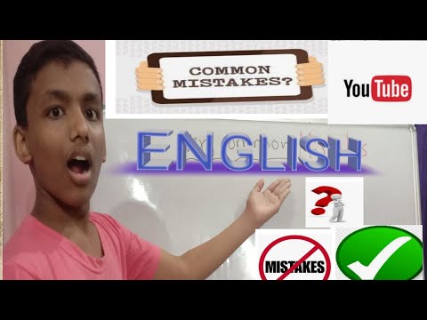 ENGLISH COMMON MISTAKE