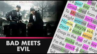 Bad Meets Evil - Fast Lane - Lyrics, Rhymes Highlighted (244)