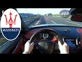 Maserati Levante Sound; Top Speed of Maserati Levante S POV Tour on German Autobahn