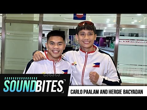 Carlo Paalam, Hergie Bacyadan back in PH after qualifying for Olympics