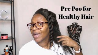 Natural Hair Wash Day Routine | Pre Poo for Moisture and Length Retention