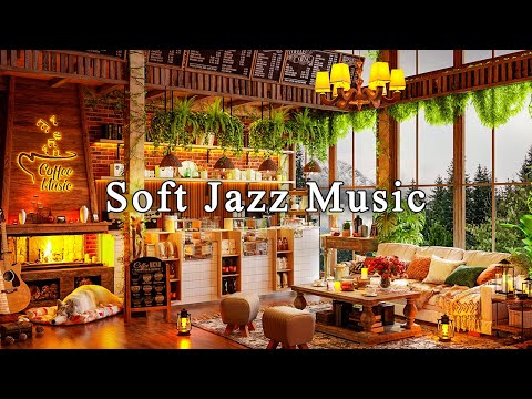 Relaxing Jazz Music at Cozy Coffee Shop Ambience☕Soft Jazz Instrumental Music to Work, Study, Unwind