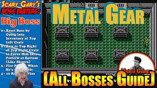 Metal Gear NES Boss Guide | All Bosses | Feat. Ending | Video Games 101