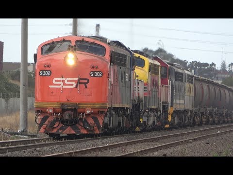 4K Diesel EMDs rescue another train! Another 6 Loco Lashup! - S302, P18, B75, P17, S312, S317