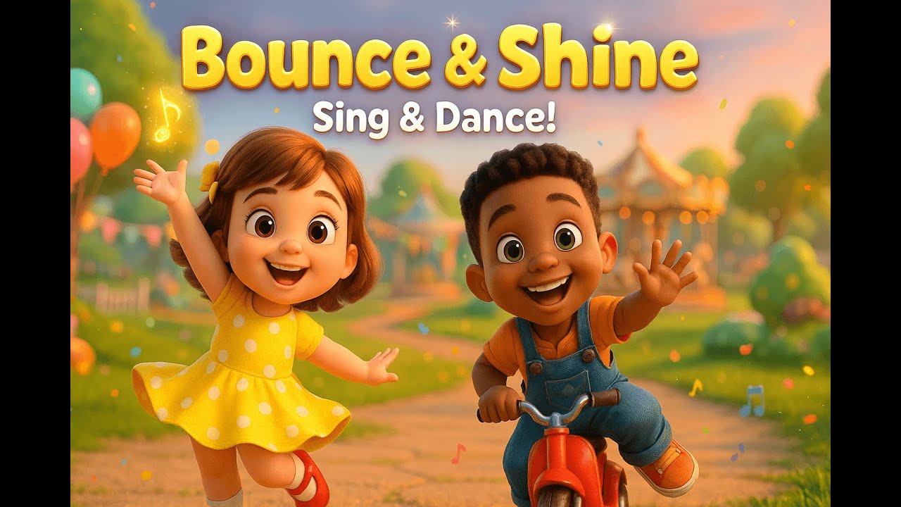 Bounce and Shine | Fun Kids Dance Song | Energy & Positivity