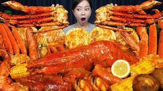 해물폭탄 💥 마크니 커리로 만든 랍스터 해물 씨푸드보일 레시피 & 먹방 Curry Lobster Seafood Boil Recipe Mukbang A