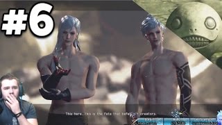 Final Fantasy Peasant&#39;s NIER AUTOMATA playthrough: Pt.6-  Adam &amp; Eve spaceship brawl