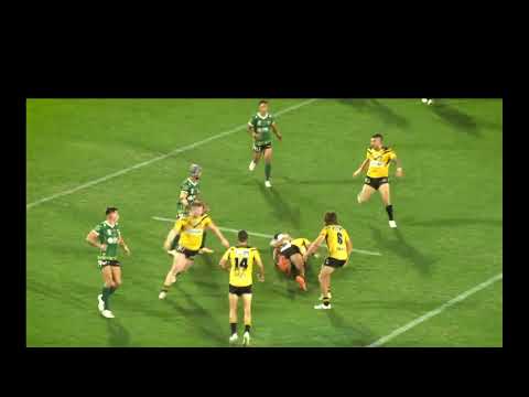 Justin Olam still doing his trademark hit in HostPlus Cup