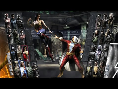 Wonder Woman Vs Shazam INJUSTICE Gods Among Us #videojuegos #gameplays