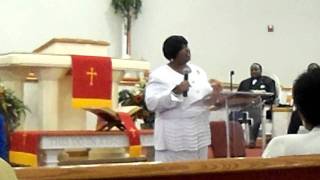 Min. Michelle Blanchard Preaching