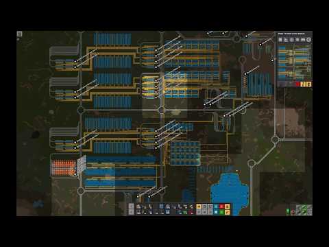 Factorio - Turning On a Giant Rocket-Control-Unit Factory