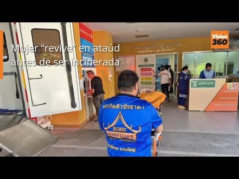 Mujer “revive” en ataúd antes de ser incinerada