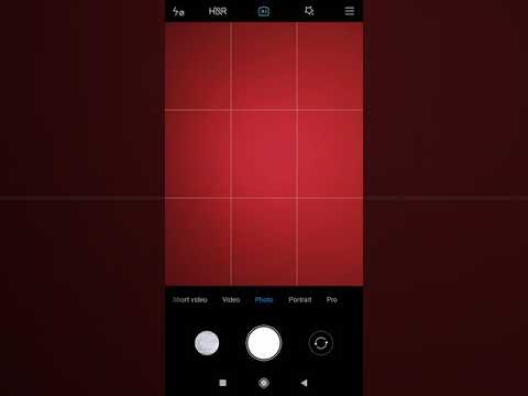 How to remove gridlines on redmi camera