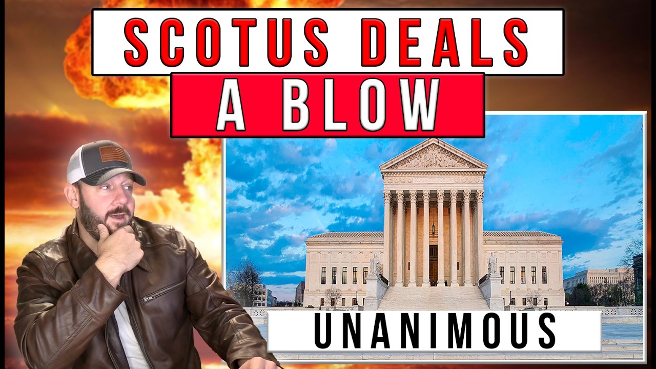 HELL FREEZES OVER | UNANIMOUS SCOTUS Decision Curtailing Government Control Over Our Rights...