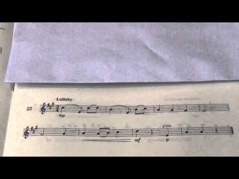 Violin Grade 3 Sight Reading No 22 Lullaby
