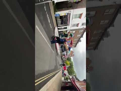 Walk through Pinner street fair 2022 at 10 am!!!! Part one! One day only fair! 1st June 2022