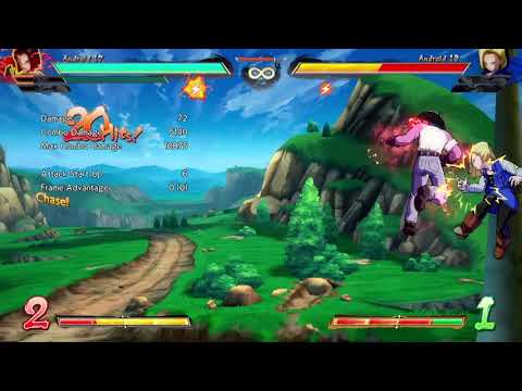 DBFZ S3.5 - Android 17/Beerus 2 man ToD combo (1 meter positive)
