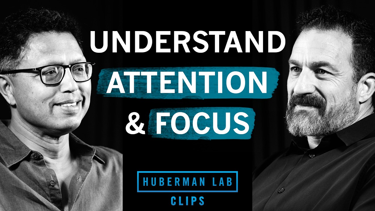 Understand Your Attention Span & Deepen Focus | Dr. Masud Husain & Dr. Andrew Huberman