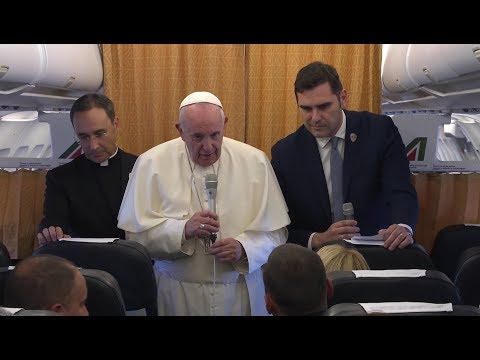 #PapaFrancisco Conferencia de prensa en el avión