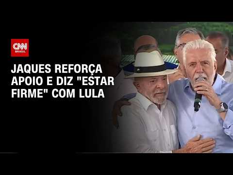 Jaques Wagner reforça apoio e diz “estar firme” com Lula | HORA H