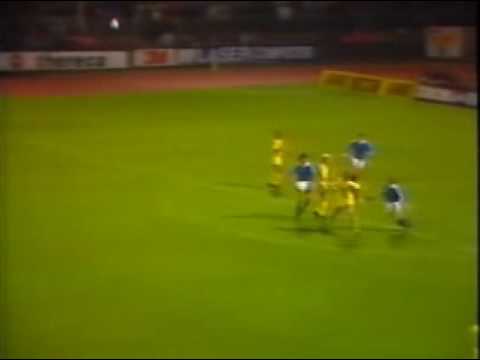 Eric van der Luer (Roda JC) scoort tegen Metallist Charkow