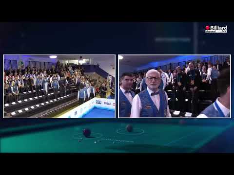 Torregiani Gustavo en su 15º Mundial de Billar