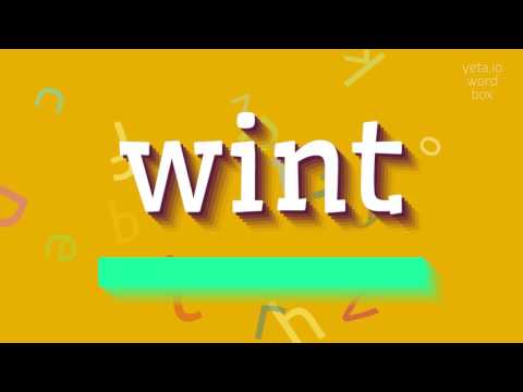 How to say "wint"! (High Quality Voices)