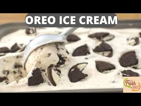 OREO ICE CREAM RECIPE | HOW TO MAKE OREO ICE CREAM AT HOME l EASY HOME MADE OREO ICE CREAM | NO EGGS