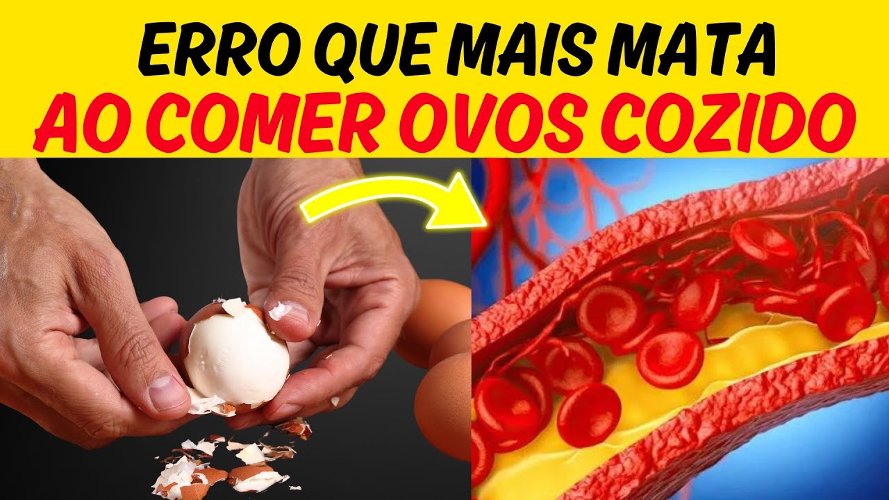 Isso ACONTECE com o seu CORPO se você comer OVOS COZIDOS todos os dias!