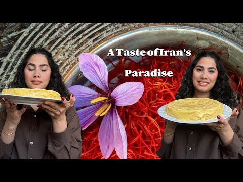 A taste of iran's paradise/iran Golden cake