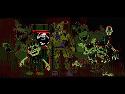 Retro FNaF 3 3D Model Showcase