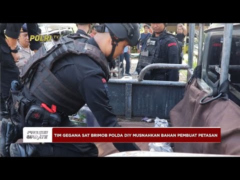 PRESISI UPDATE : TIM GEGANA SAT BRIMOB POLDA DIY MUSNAHKAN BAHAN PEMBUAT PETASAN 29/4/24 20.00 (2/2)