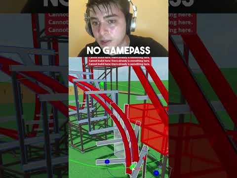 How it feels to build a Rollercoaster with No Gamepasses
