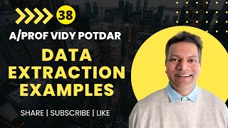 Examples of Systematic Literature Review Paper Data Extraction | A/Professor Vidy Potdar #australia