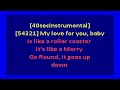 ESG  - My Love for You (karaoke)