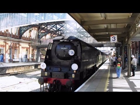 Dorset Coast Express Steam Train Bournemouth to Weymouth - Plato Video - 26th July 2012