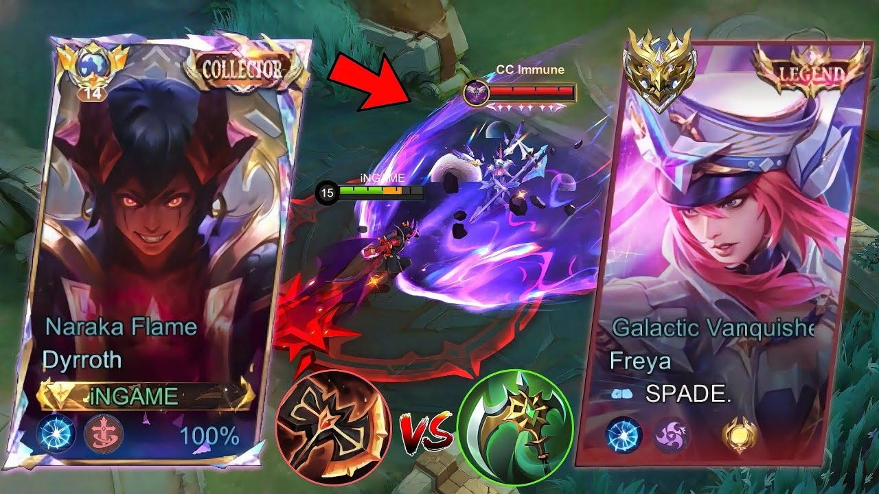 GLOBAL DYRROTH VS MYTHICAL IMMORTAL AGGRESSIVE FREYA!! | INTENSE MATCH GUIDE - MLBB