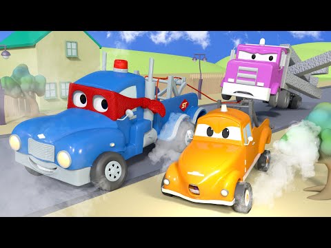 Super Kamion Carl u Auto Gradu 🚚 ⍟  Super Tegljač Spašava! - Crtani sa kamionima za djecu