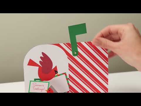 Holiday Post Box Pop-Up Cards - Set of 8