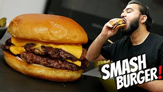 SMASH BURGER with CHEESE and COLESLAW!